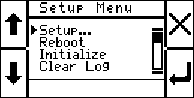 Setup Interface